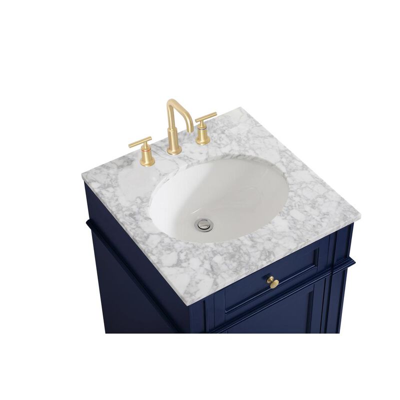 Elegant Kitchen and Bath 21 inch Single bathroom vanity in blue