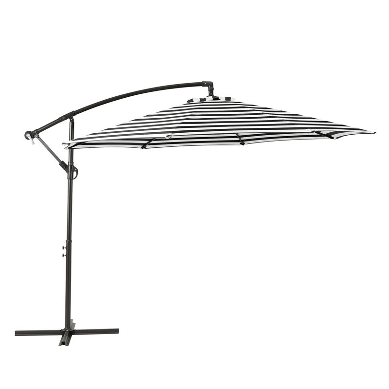 WestinTrends 10 ft. Outdoor / Patio Cantilever Hanging Umbrella