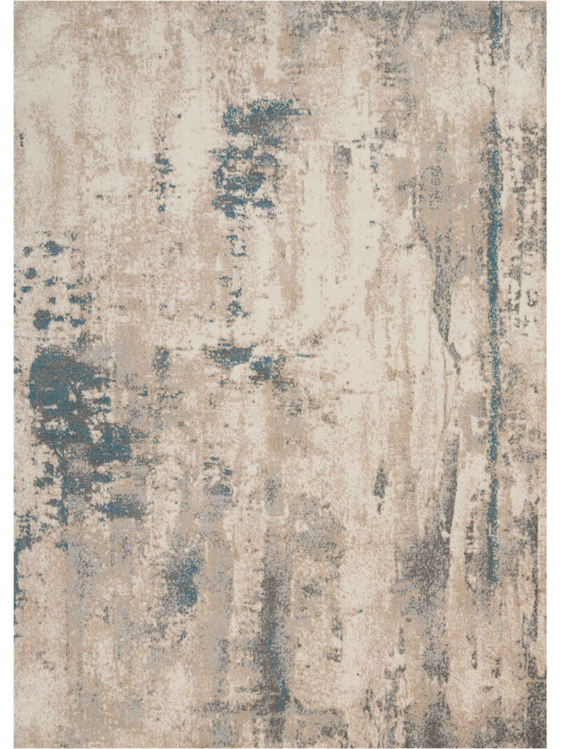 Maxell MAE17 Ivory/Teal 3'10" x 5'10" Rug