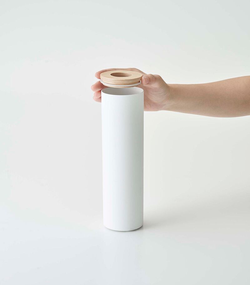 Round Tissue Case - Steel + Wood image number 6