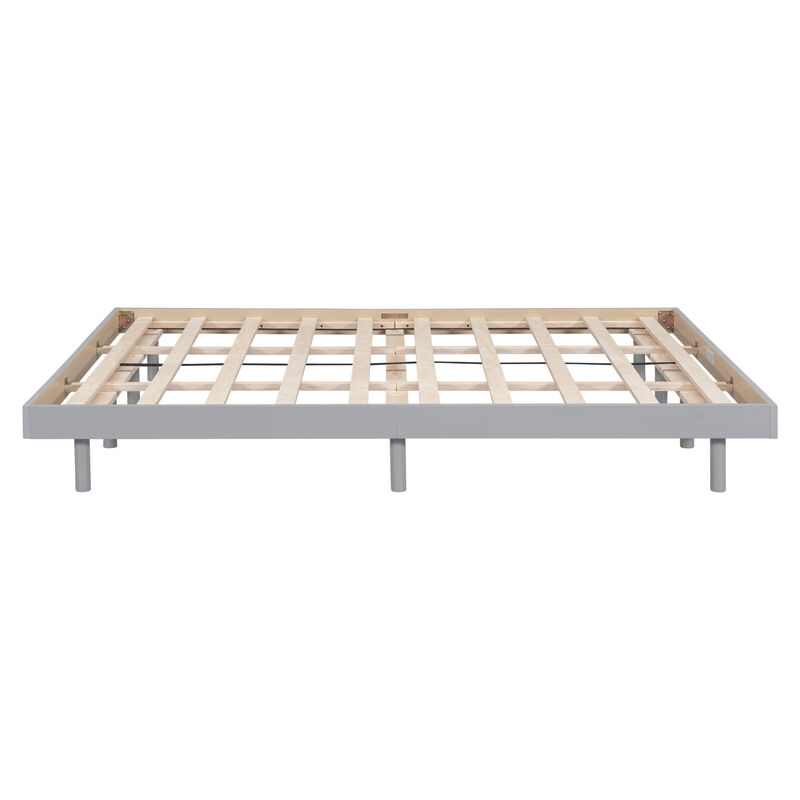Whisen Modern Design Size Floating Platform Bed Frame image number 6