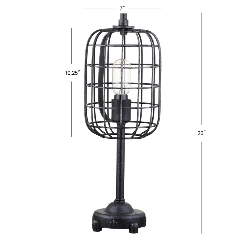 Odette Industrial Metal Table Lamp