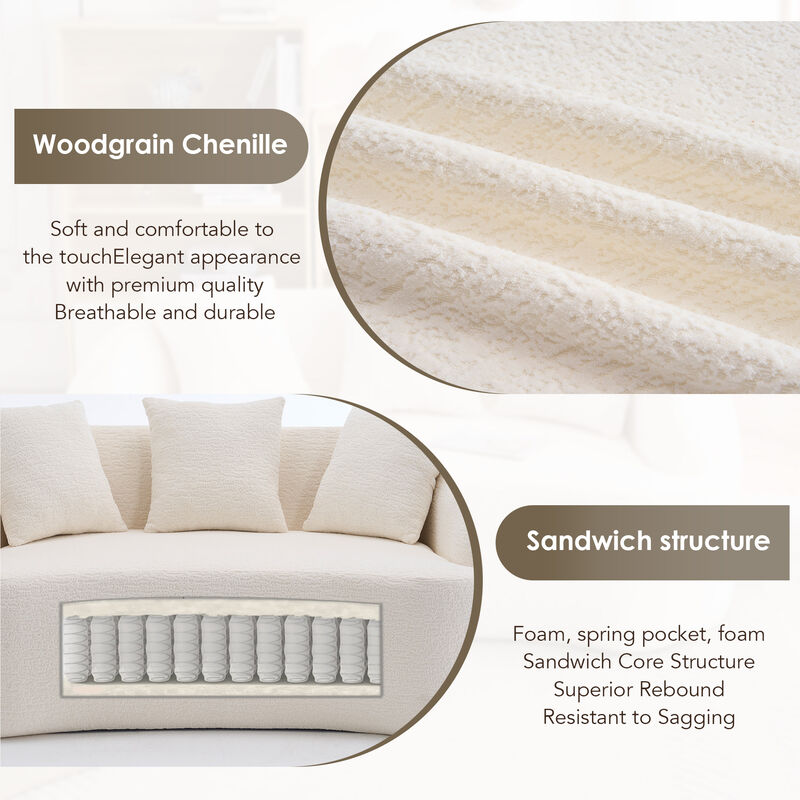 Stowag Curved Boneless Sofa image number 2