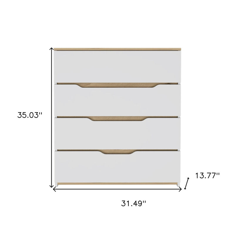 Four Drawer Standard Chest for Efficient Bedroom Storage and Organization