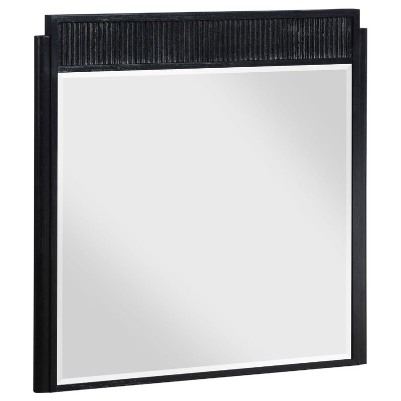 Jack Dresser Mirror, Black Wood, Molded Frame Design, 36 Inch image number 0