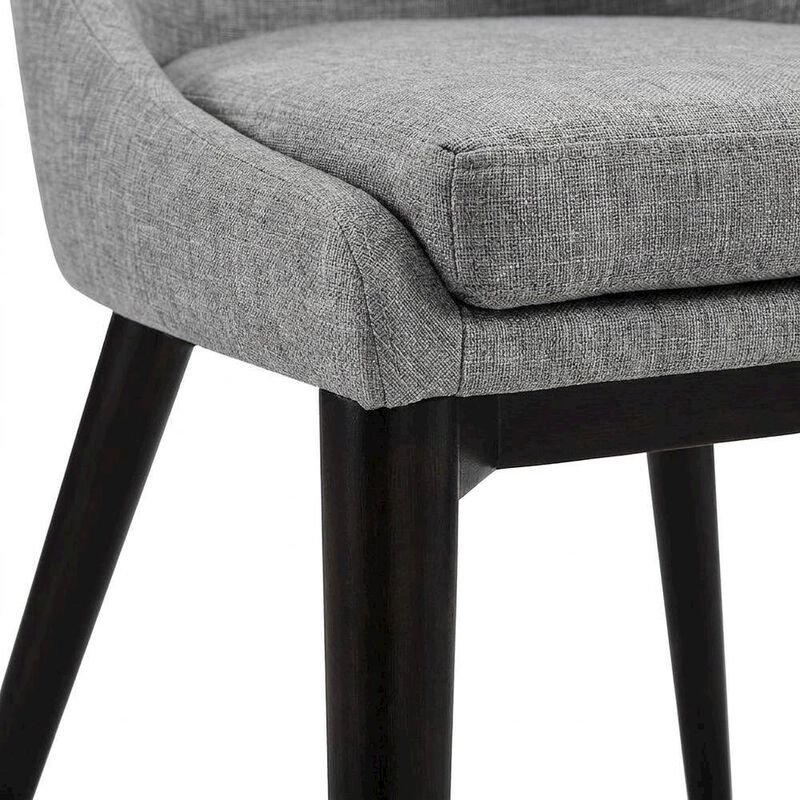 Fabric-Upholstered Dining Chair with Cushioned Seat image number 6