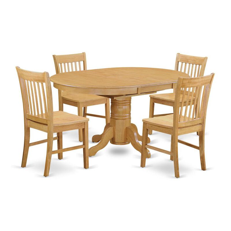 5 Pc Dinette Table Set – Small Kitchen Table and 4 Dining Chairs