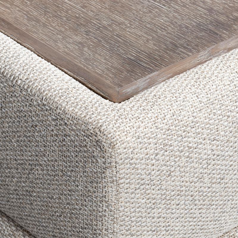 Vista Fabric Ottoman image number 3