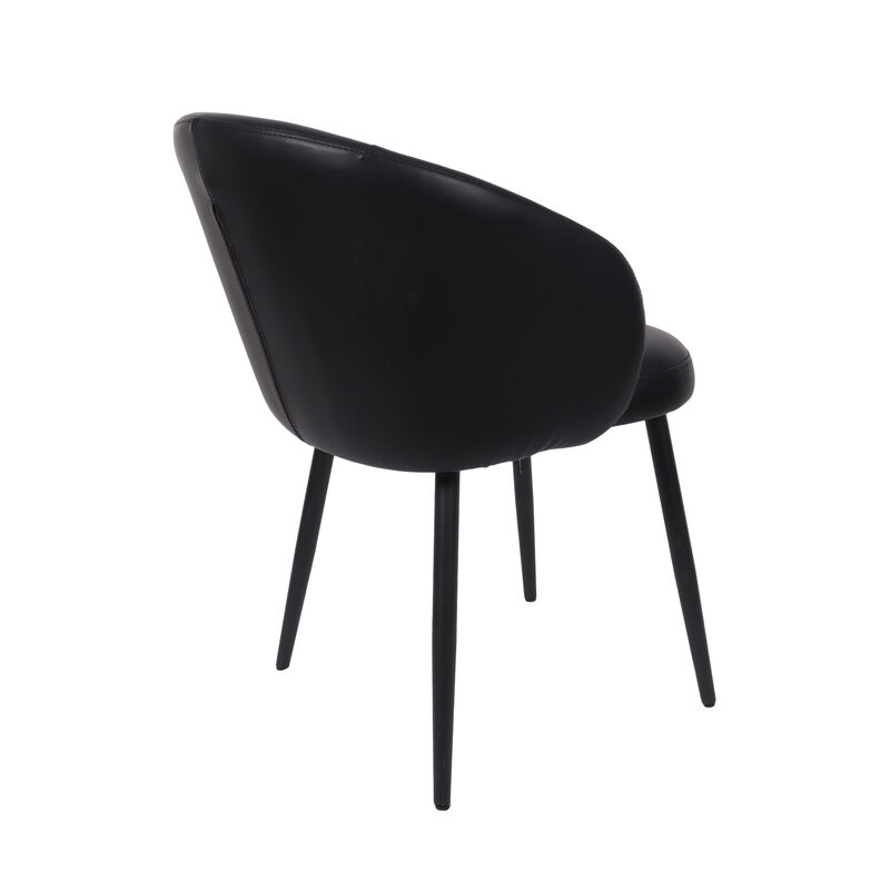 Looma Black Side Chair (Set of 2) image number 2