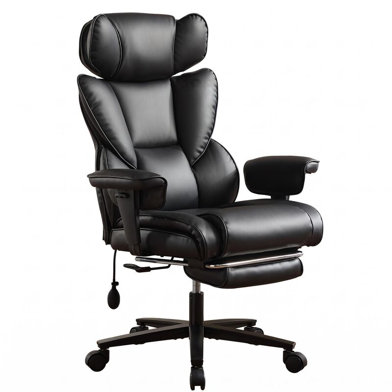 Office Chair with Foot Rest and Waist Lumber Support, Ergonomic Gaming Chair image number 0