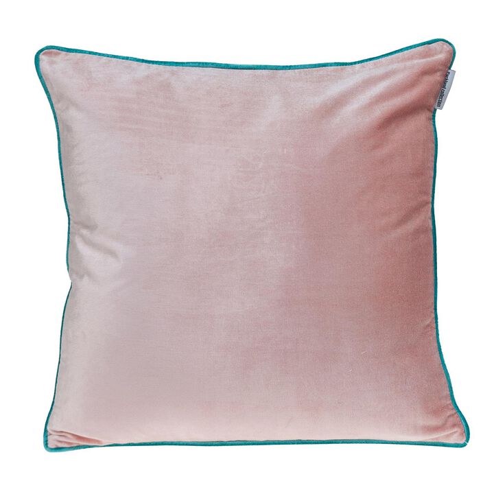 20" Multi Pink Transitional Reversible Throw Pillow