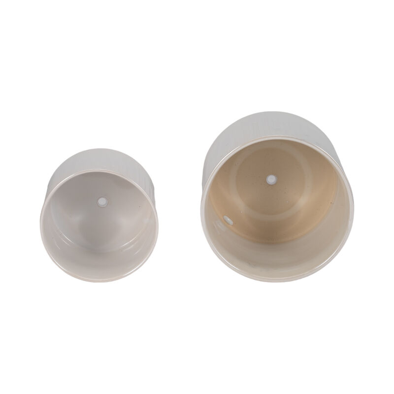 Iridescent Line Ivory Planters