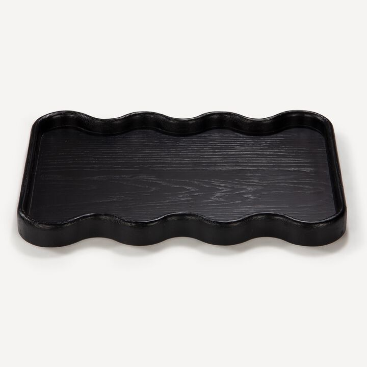 Swirl Tray - Charcoal