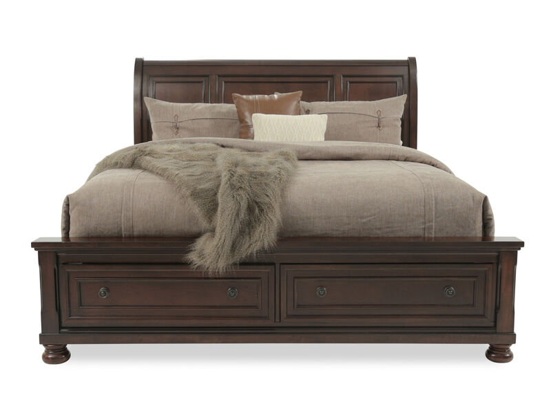 Porter Sleigh Bed with Storage image number 0