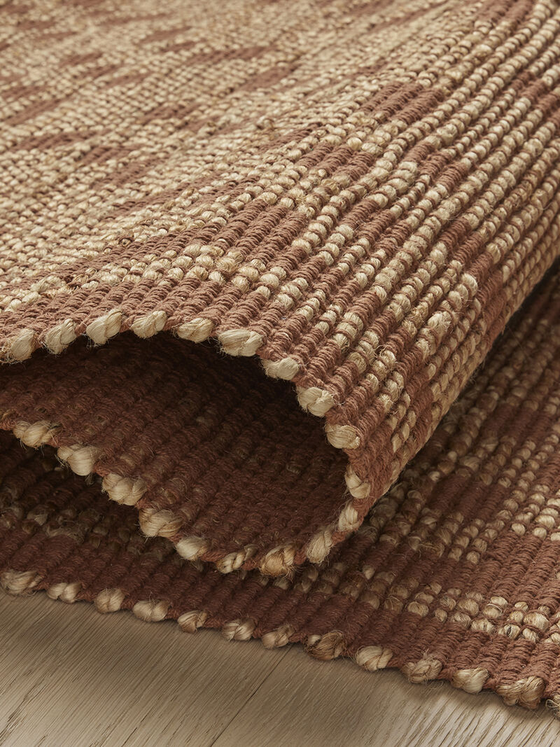 Judy JUD-07 Natural / Spice 2''3" x 3''9" Rug by Chris Loves Julia