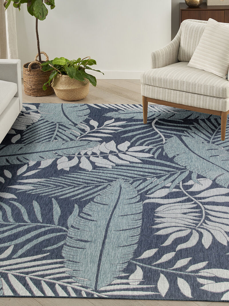 Garden Oasis GOA02 Navy 10' x 14' Rug