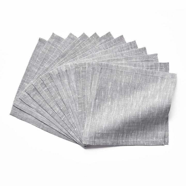 Linen Cocktail Napkins - Athena