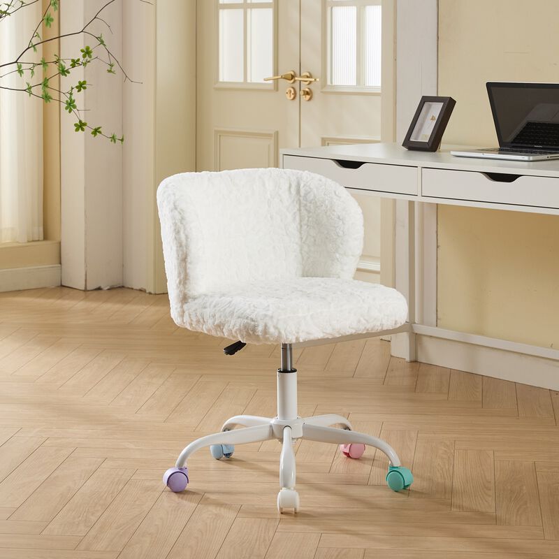 Ludfup Swivel Vanity Chair image number 1