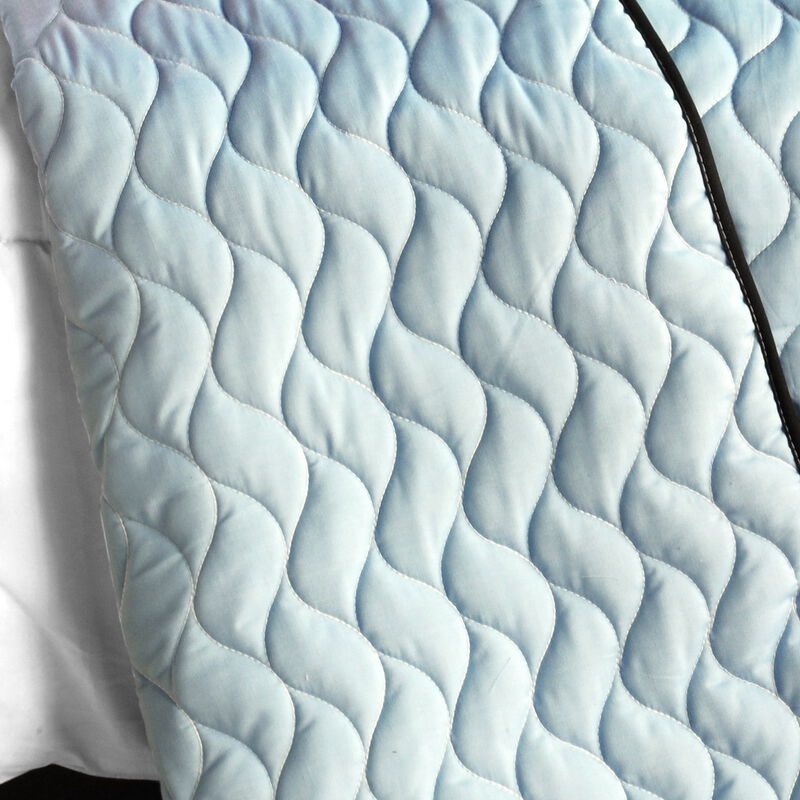 3 Piece Dream Garden Vermicelli Quilted Patchwork Quilt Set image number 2