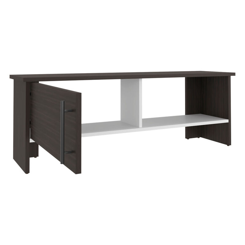 Ocean Shores Tv Stand, Black/White