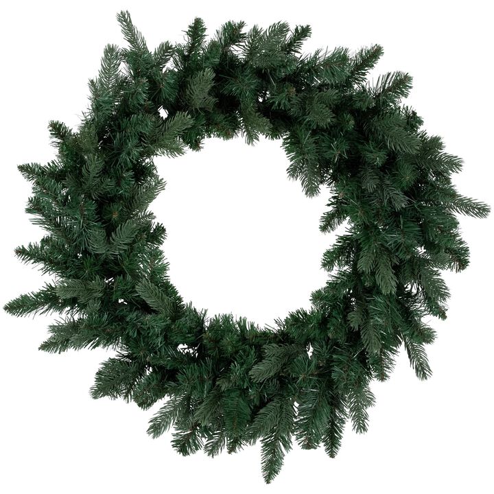 Mixed Eden Pine Artificial Christmas Wreath  30-Inch  Unlit