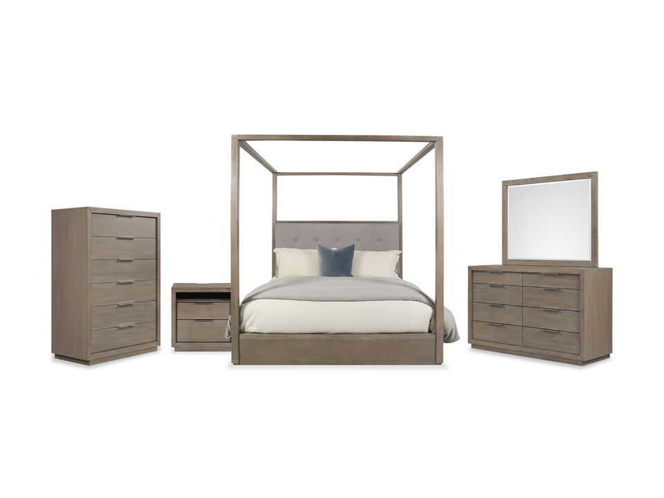 Arcadia 5-Piece Queen Canopy Bedroom Set