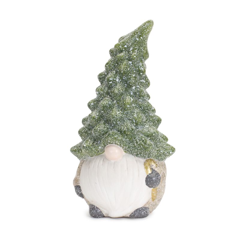Set of 2 Gnome with Tree Hat – Christmas Decorations for Home, Mantel, and Winter Display