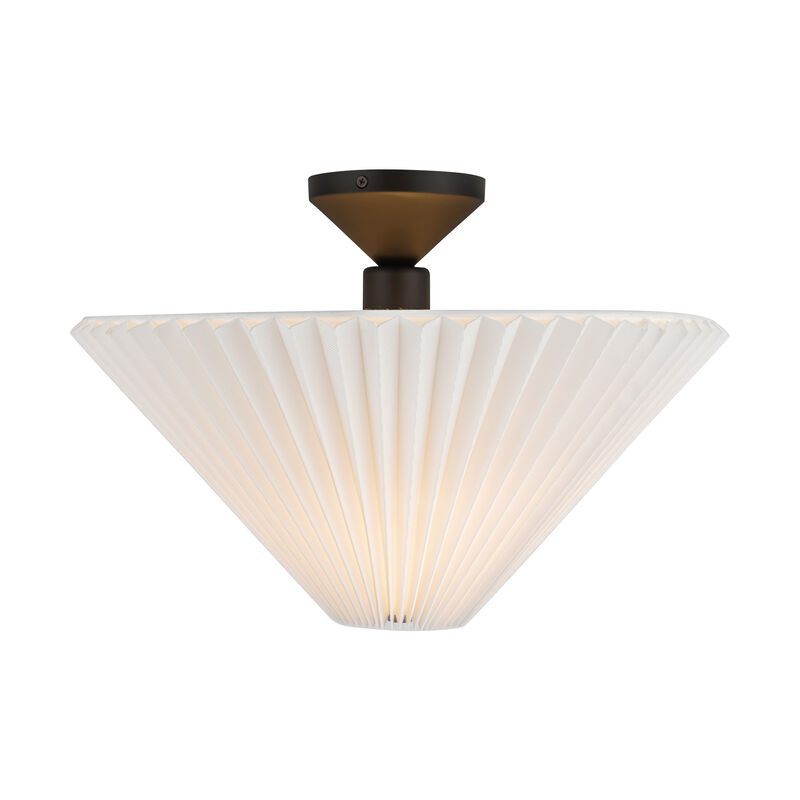 Bridgette 16 in Socket Semi Flush Mount image number 0