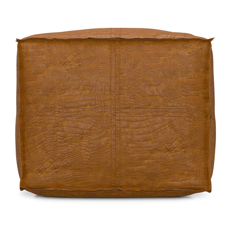Simpli Home Brody Square Pouf image number 2