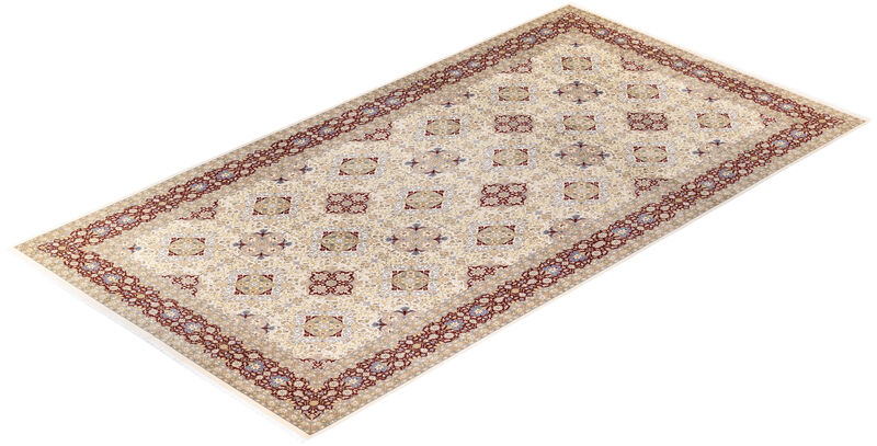 Mogul, One-of-a-Kind Hand-Knotted Area Rug  - Ivory, 9' 1" x 16' 10" image number 8