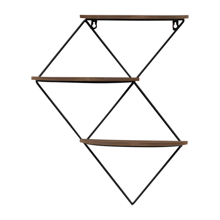 3-Tier Diamond Wall Shelf