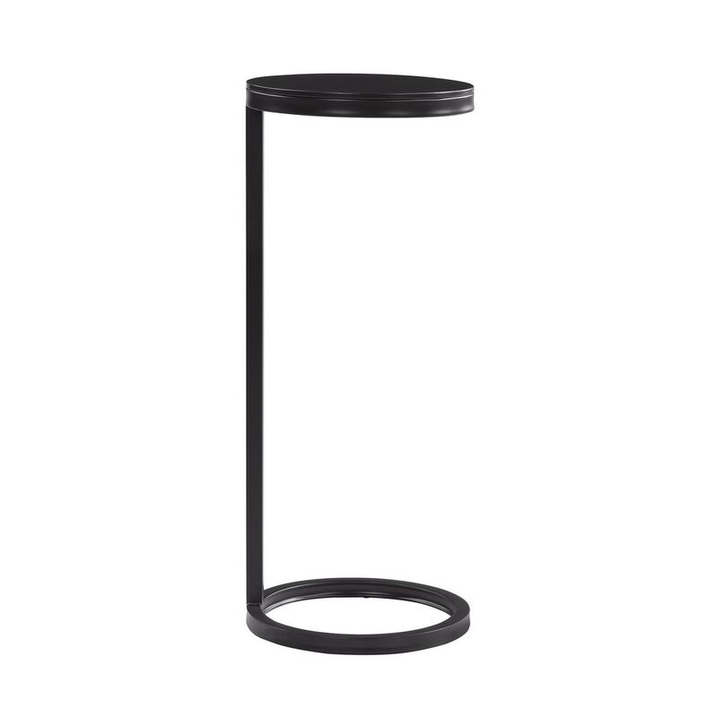 York Round Metal Accent Table