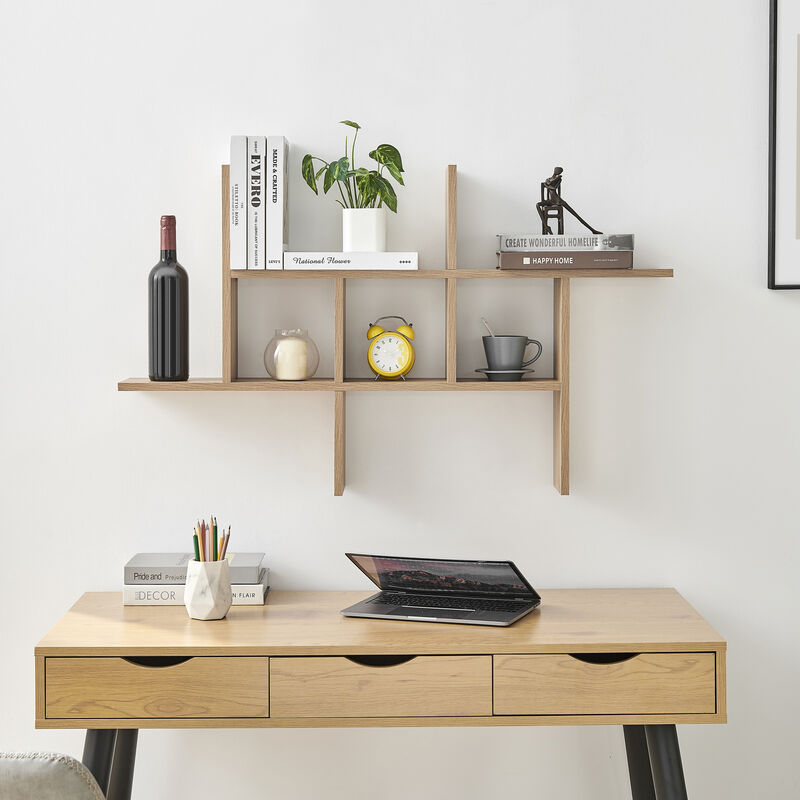 Dual-Orientation Cantilever Wall Shelf
