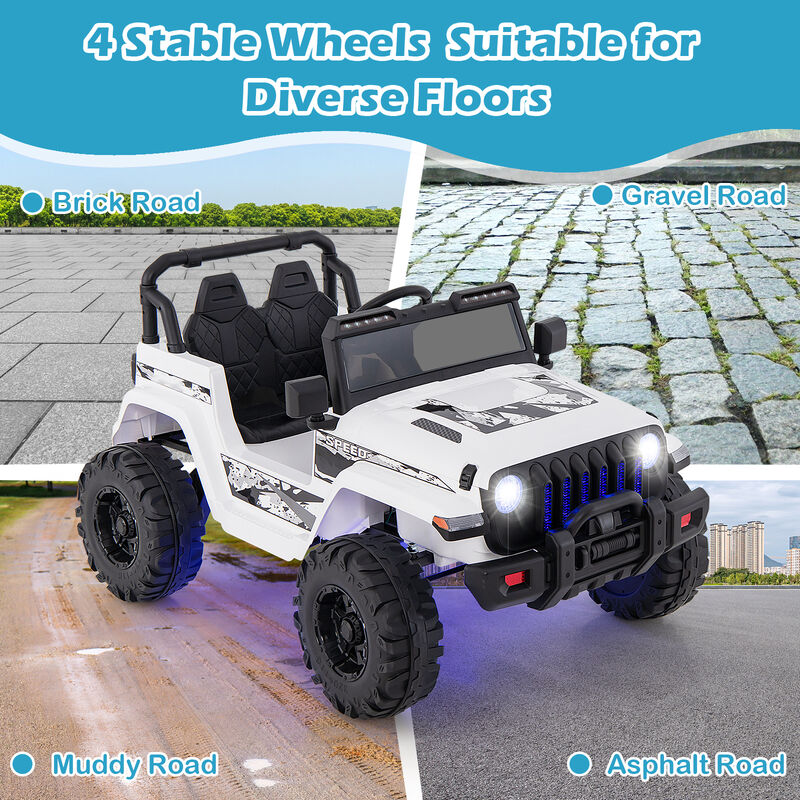 Kids 12V Electric Ride On Car with Remote Control for Outdoor Play image number 5