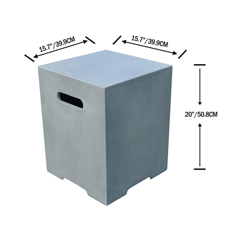 Elementi Light Grey Propane Tank Cover image number 2