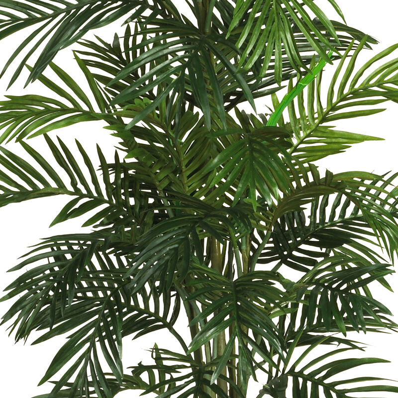 Nearly Natural 56-in Areca Tree w/Basket