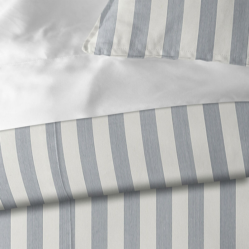 6ix Tailors Fine Linens Wave Runner Gray Duvet Cover Set