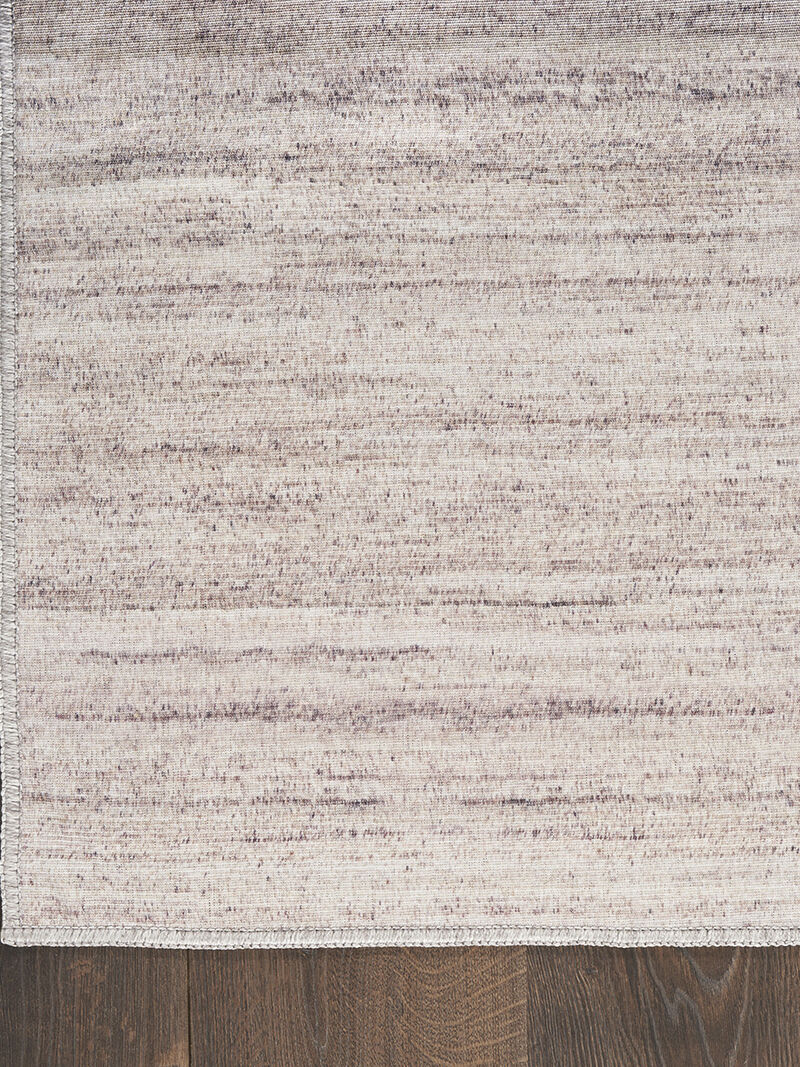 Washable Essentials WAE01 Ivory/Mocha 2' x 6' Rug image number 3