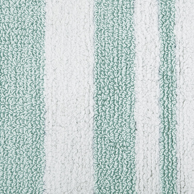 Gracie Mills Cecelia Casual Stripes Cotton Reversible Bath Rug image number 1