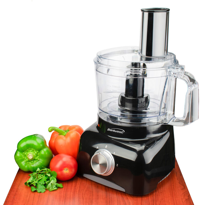 Brentwood 5 Cup Food Processor in Black