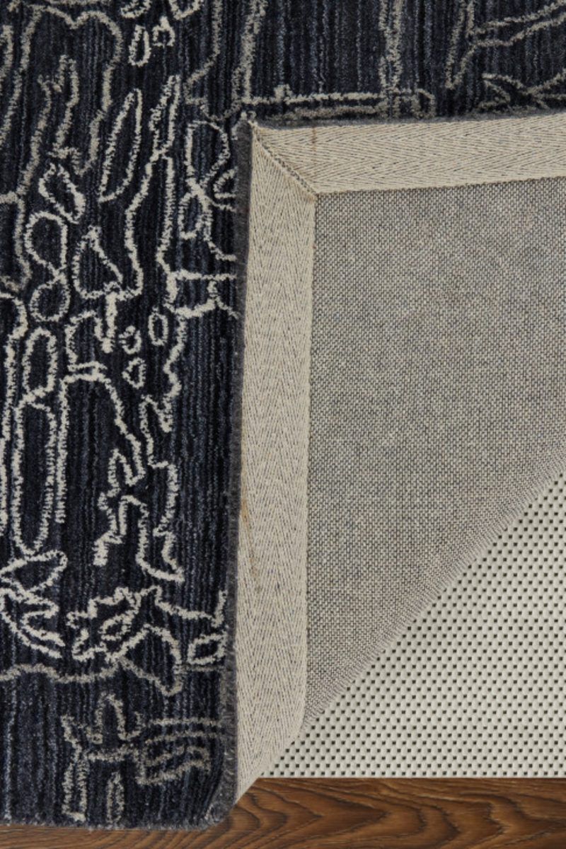 Whitton 8891F Navy/Ivory 9' x 12' Rug image number 4
