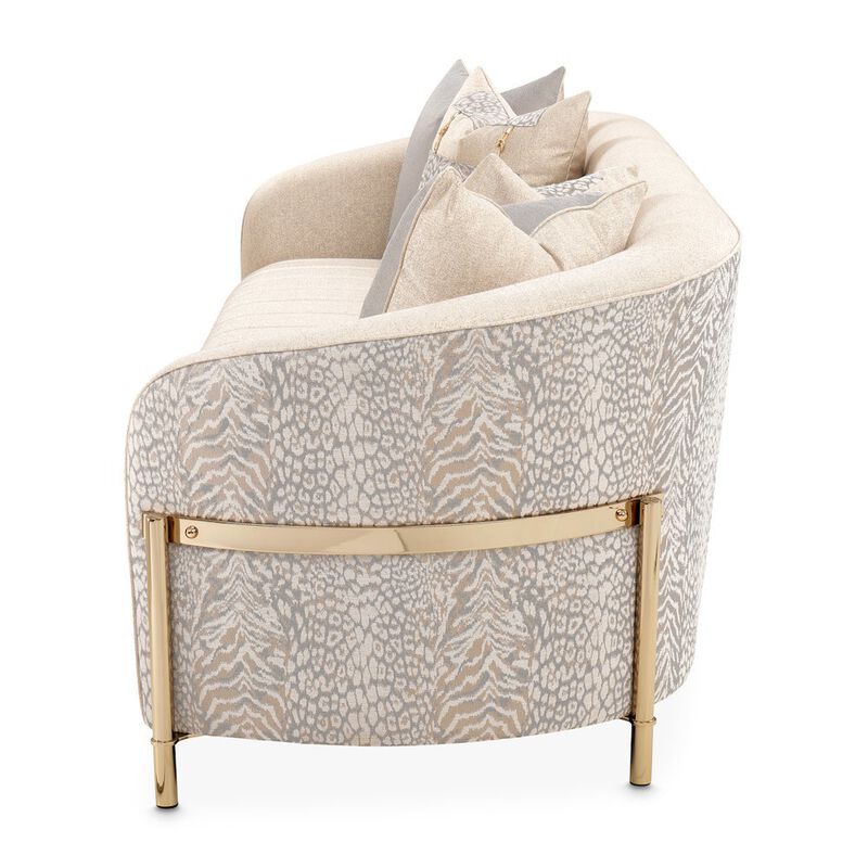 Starlight Canyon Home Gold Beige Accent Chair, Living Room Comfy Chair for Reading and Relaxation image number 8