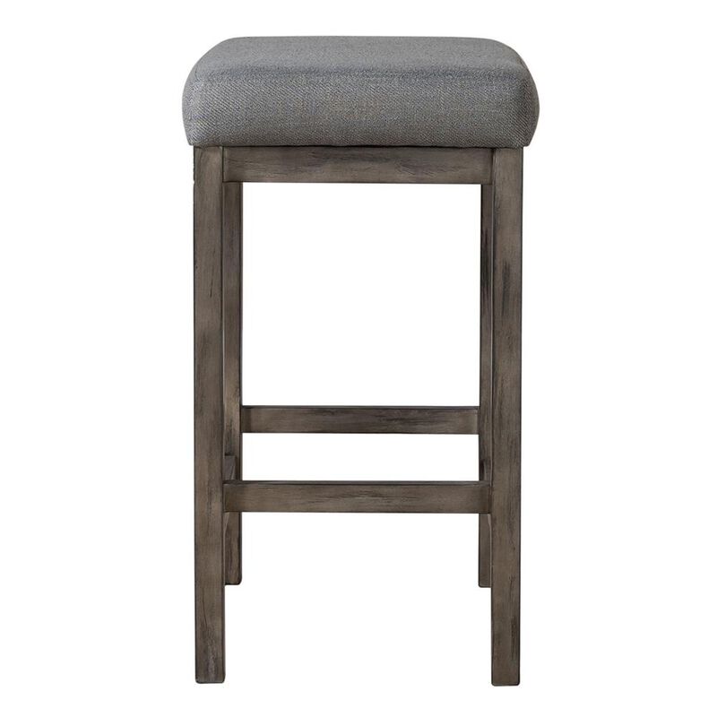 Liberty Furniture Hayden Way Upholstered Console Stool in Gray Wash image number 2