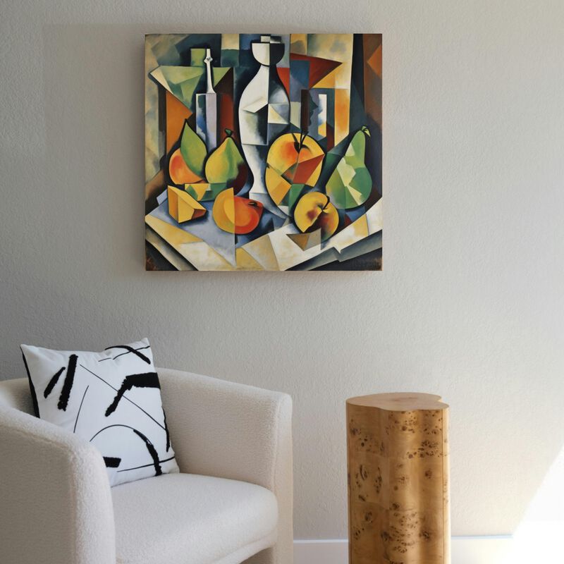 AAW Abstract Vase Ready to Hang Canvas Wall Art