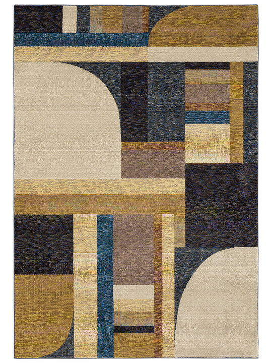 Strada 8'6" x 11'7" Gold Rug