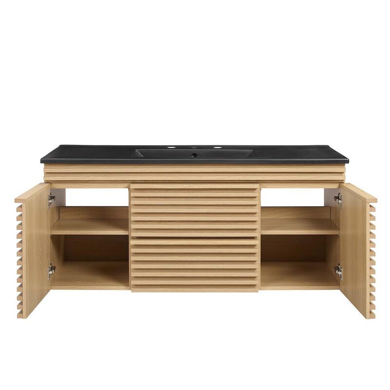 Modway Render 48 Wall-Mount Bathroom Vanity