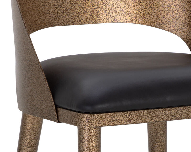 Dezirae Black Counter Stool