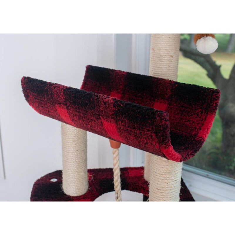 Armarkat Classic Real Wood Cat Tree Four Levels