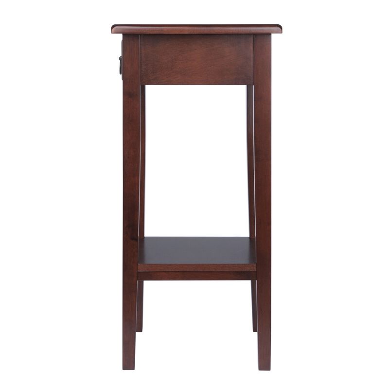 Winsome Regalia 29 1/2 x 17 x 14-Inch Wood Accent Table, Brown (94430)