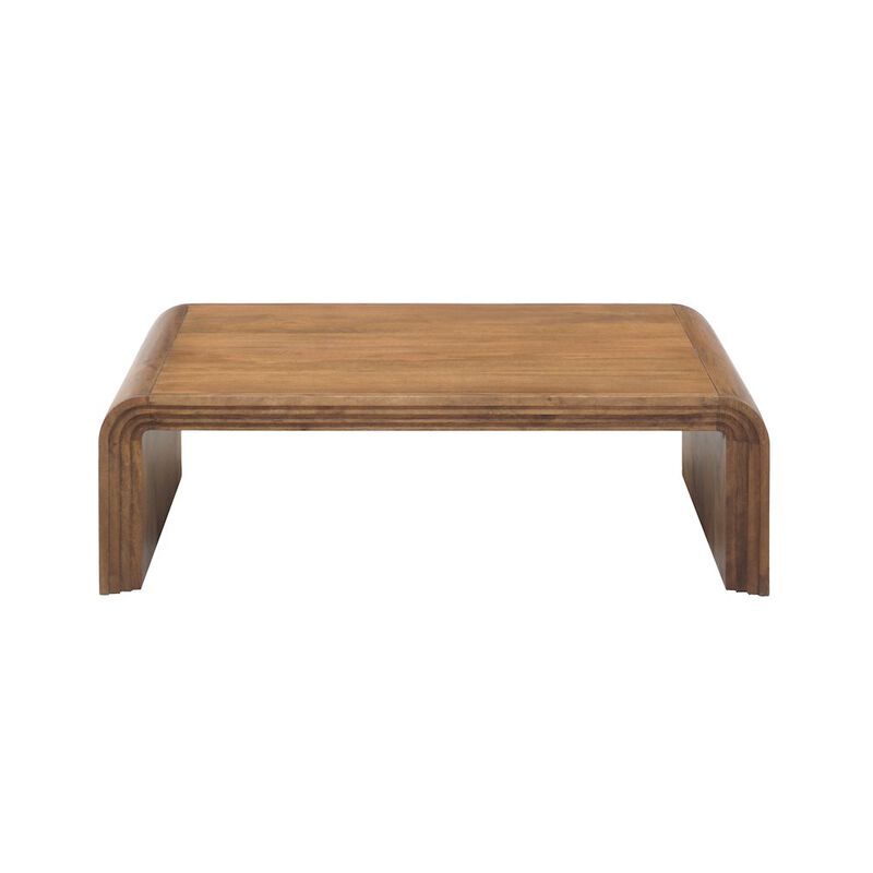 Porter Designs Palencia Solid Mango Wood Coffee Table, Natural image number 0